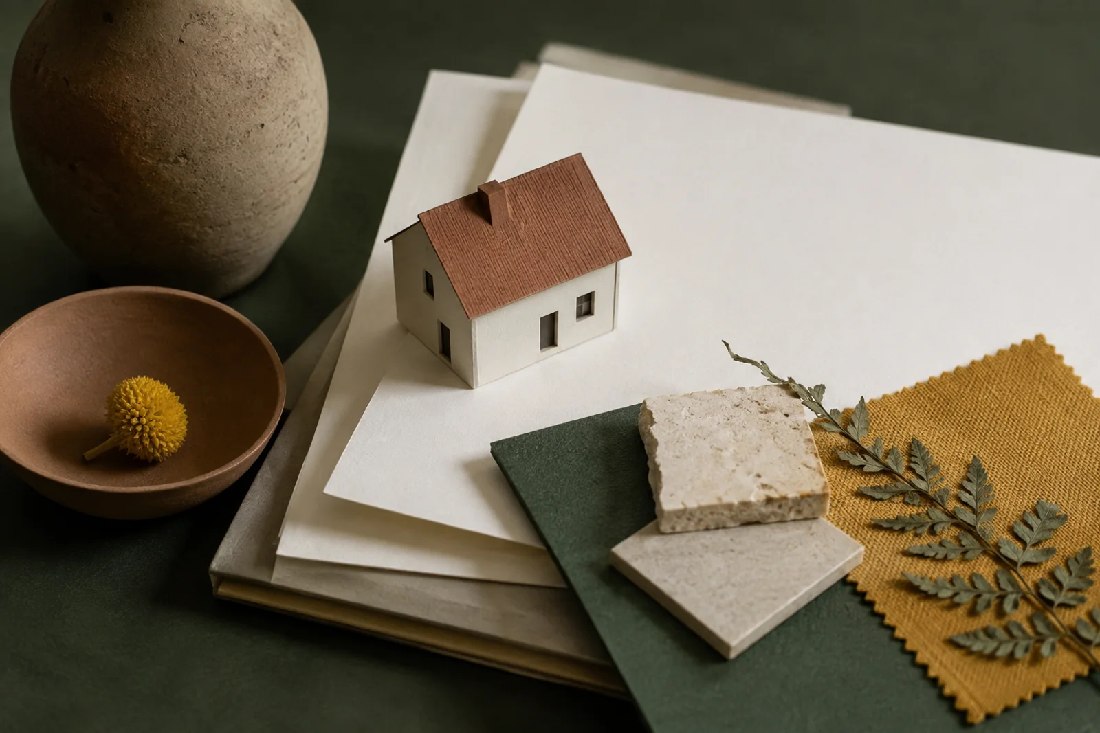 Redaktionelles Symbolbild zum Thema Exposé und Immobilienfotos, die Substanz zeigen